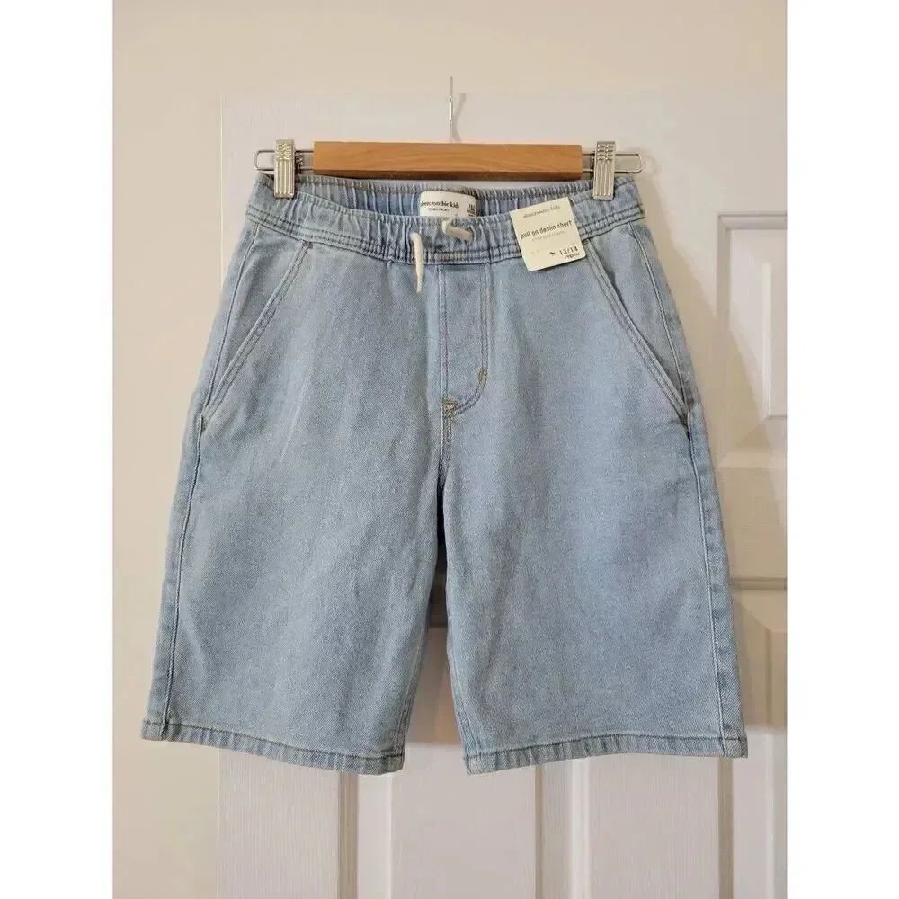 Abercrombie and fitch Pull On Denim Shorts 13/14 NWT